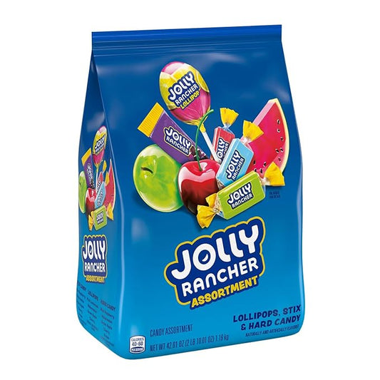 JOLLY RANCHER Assorted Fruit Flavored Candy Bulk Bag, Halloween Candy, 42.01 oz