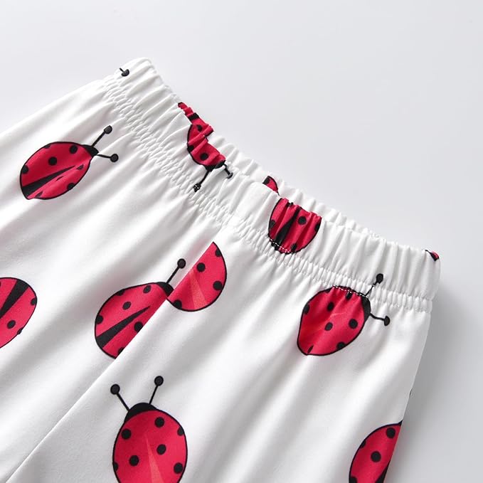 3PCS Baby Girl Clothes Ruffle Floral Shirt Tops Pants Headband Outfit Sets