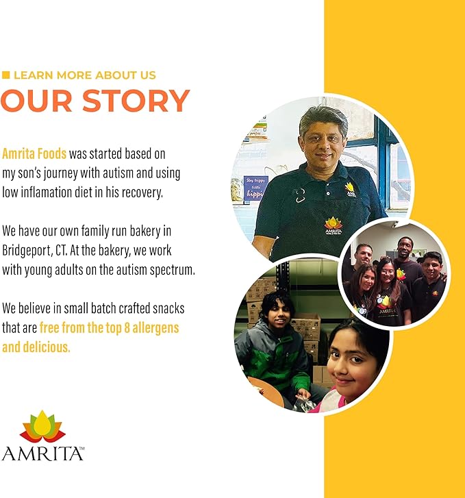 Amrita Nut Free Vegan Protein Bars (12 CT PK of 3) | Mango Coconut 15g Plant-Based Protein Bar | Peanut-Free, Gluten Free, and Dairy-Free | No Added Sugar, High Fiber, Healthy Snacks for Kids/Adults