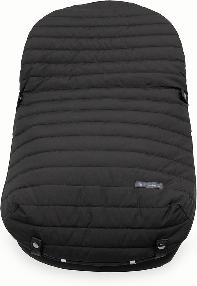 Little Unicorn Infant Car Seat Footmuff – Weather-Resistant Baby Bunting Bag with Magnetic Closure, Non-Slip Backing & Open Harness Design – Universal Fit Winter Cover for Baby Car Seat & Stroller
