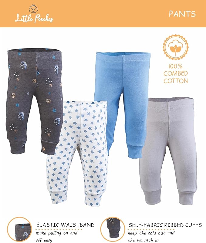 Baby Girl Clothes – 100% Cotton, Soft & Breathable Newborn Essentials and Gifts, Fits 3 to 6 Months