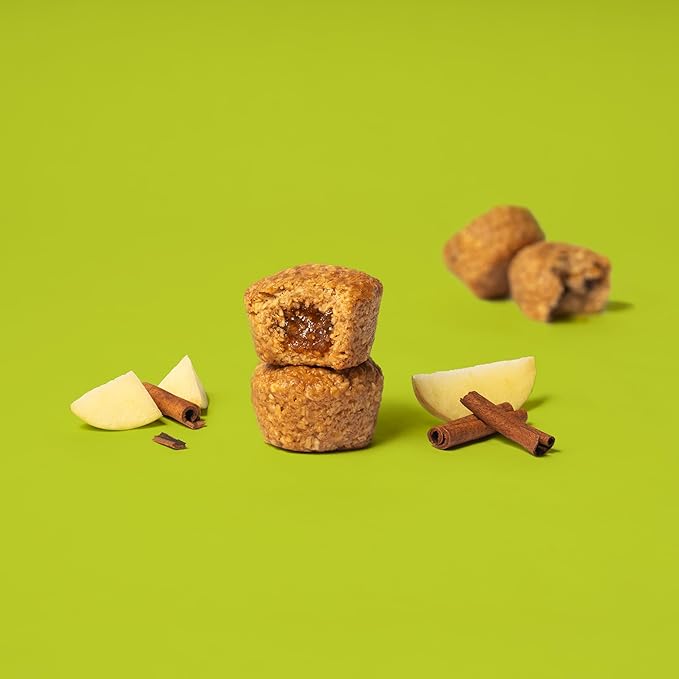 Bobo's Oat Stuff'd Bites, Apple Pie, 1.3 oz Bites (30 Pack Box), Gluten Free Whole Grain Snack, Vegan On-The-Go