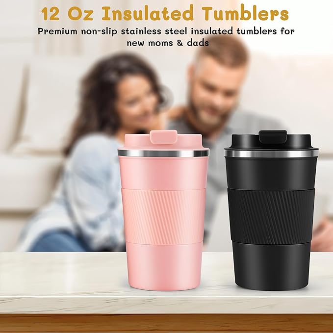 New Mom Gifts for Women, Best Pregnancy Gifts Basket for New Parents, Gender Reveal Ideas Gift Set for First Time Mom & Dad Expecting Parents to Be Gender Reveal Baby Shower Newborn Baby, Welcome Baby