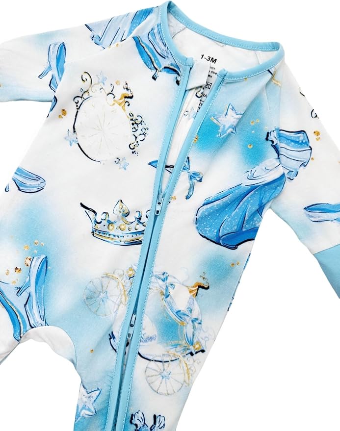 Bow Dream Bamboo Rayon Baby Pajamas Infant Sleepers Newborn Girl Boy Clothes Rompers Jumpsuit Outfit