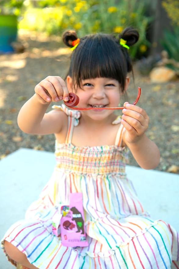 BEAR Real Fruit Snack Rolls - Gluten Free, Vegan, and Non-GMO - Variety Pack (Strawberry, Raspberry, Tropical)) – Healthy School And Lunch Snacks For Kids And Adults, 0.7 Ounce (Pack of 24)