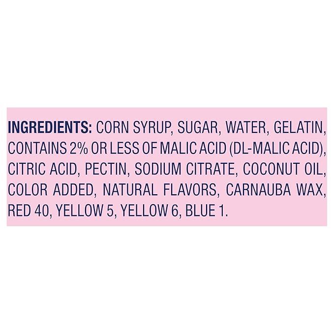 SweeTARTS Gummies Fruity Splitz, Candy, Sweet and Tart, 39 oz (60 ct)