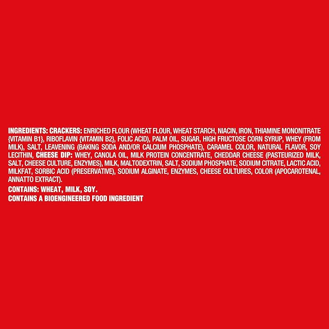 Handi-Snacks RITZ Crackers 'N Cheesy Dip Snack Packs, 20 Snack Packs (Pack of 2)