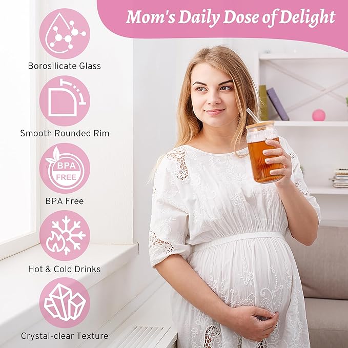 ‎EARLY MINDS New Mom & Baby Girl Gift Set, Newborn Essentials Stuff for First Time Moms, Pregnancy Gifts for Gender Reveal, Baby Shower, Expecting Mom Care Package After Birth