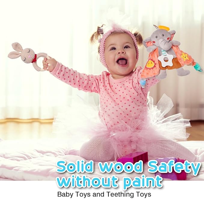 Baby Girl Gifts,Baby Shower Gifts for Girls,New Born Baby Girls Gift Sets,Welcome Baby Girl Gift Basket,Baby Milestone Blanket,Unique Baby Gift Essentials,Gender Reveal Gifts, Rattle Lovey Blanket