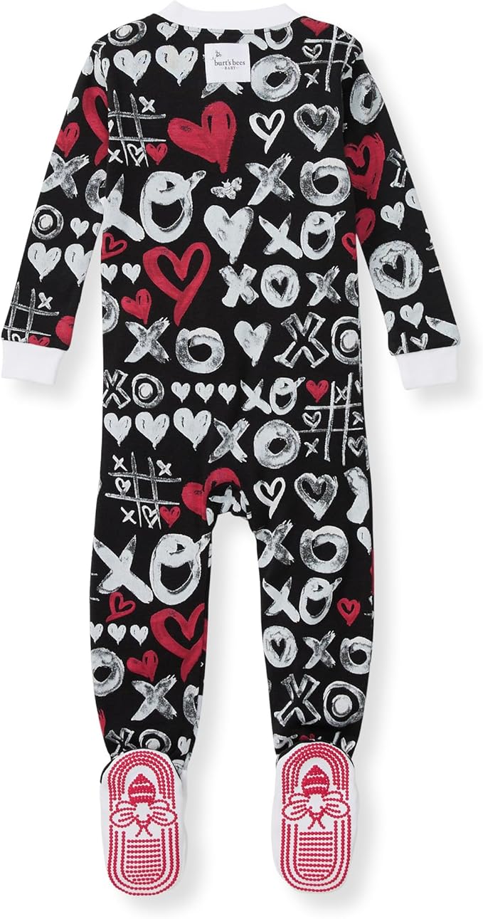 Burt's Bees Baby baby-boys Sleeper Pjs, 100% Organic Cotton, One-piece Footie, Zip Up Jumpsuit, Snug Fit Pajamas