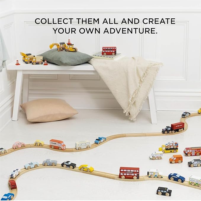 Le Toy Van Wooden Construction Vehicles Set