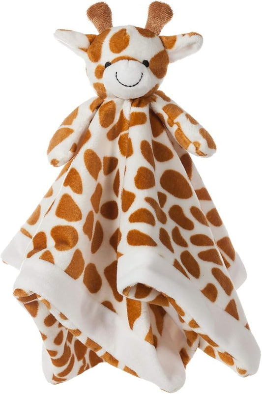 Apricot Lamb Luxury Snuggle Plush Cute Giraffe Infant Stuffed Animals Security Blanket Nursery Character Blanket (Yellow Giraffe, 14 Inches)