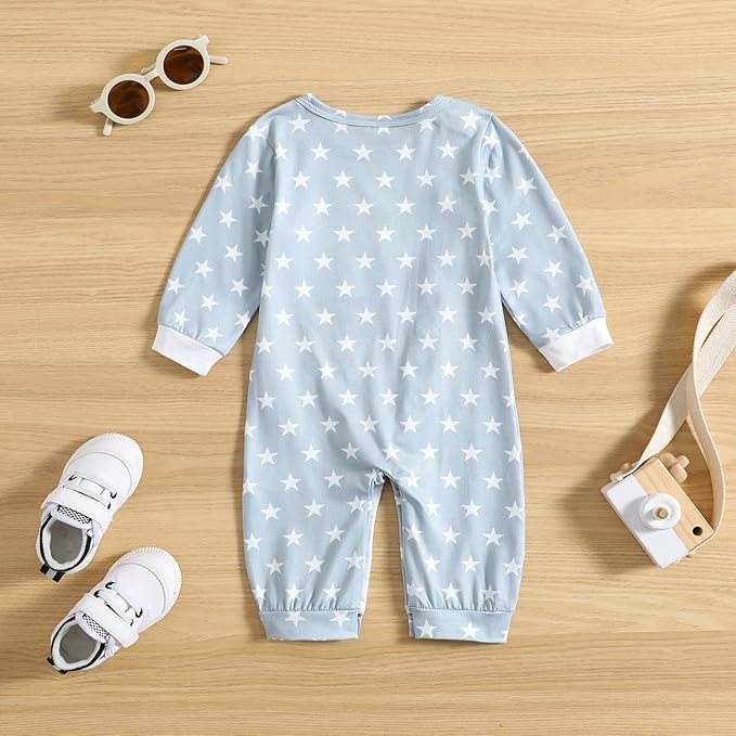 Cute Giraffe + Zebra With Floral Print Long Sleeve Baby Girl Clothes White Jumpsuit For Baby One-Piece Romper