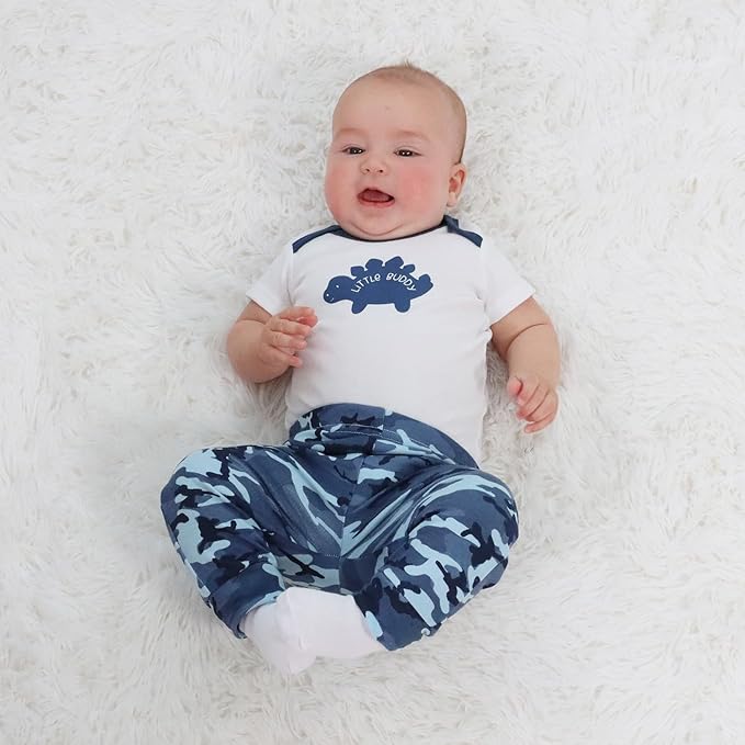 The Peanutshell Baby Layette Gift Set for Boys, Newborn Boy Gift Sets, Baby Clothes & Newborn Essentials Must-Have, Blue Camo