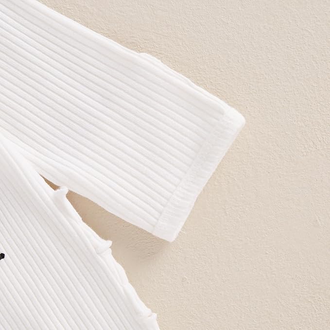 Newborn Girl Clothes Baby Girl Coming Home Outfit Zipper One-piece Outfits Ruffle Footie Bodysuit Jumpsuit Headband