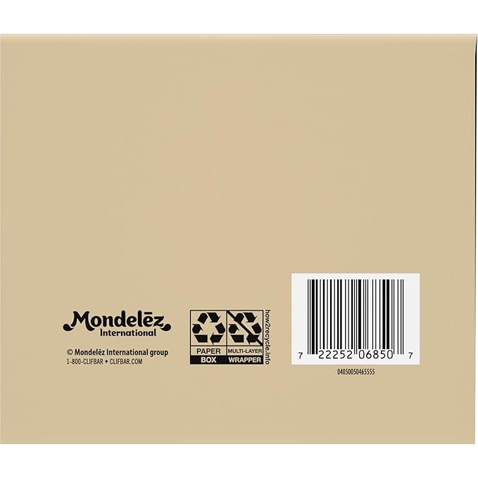 CLIF BAR - White Chocolate Macadamia Nut Flavor - Made with Organic Oats - Energy Bars - Non-GMO - Plant Based Protein Bars (15 Pack)