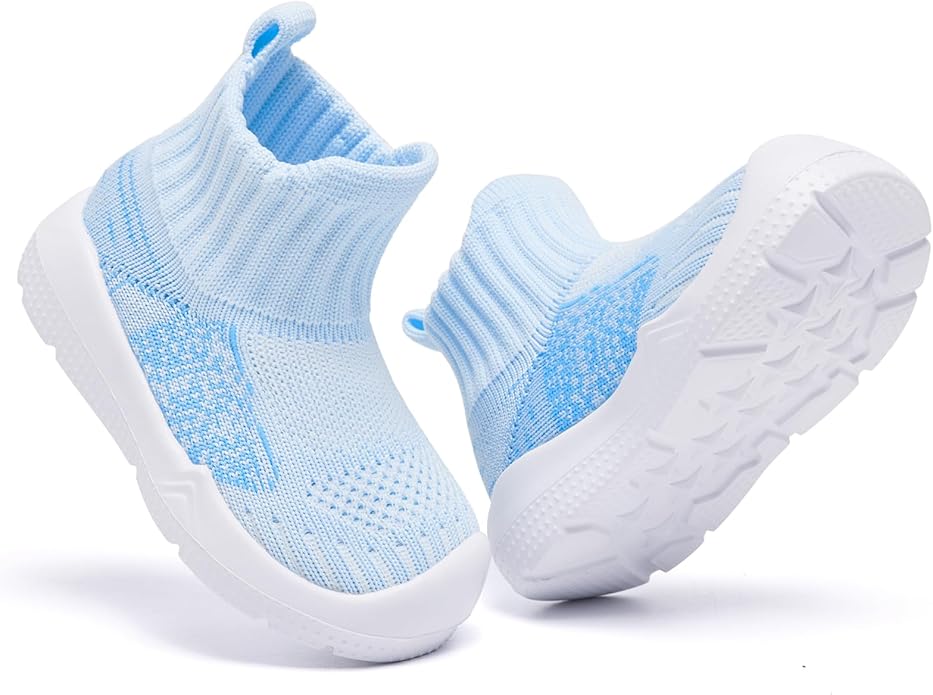 MORENDL Toddler Sock Shoes Baby Walking Shoes Infant Slippers Boys & Girls Non-Slip Sneakers
