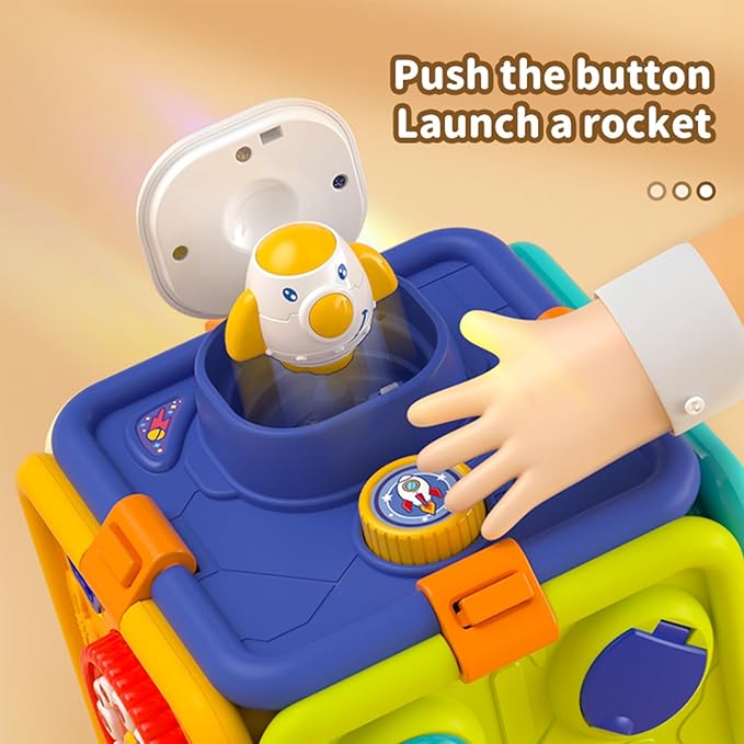 Montessori Toys for 1 Year Old Boy and Girl, Busy Board Educational Sensory Toddler Toys, 1 Year Old Boy Gifts