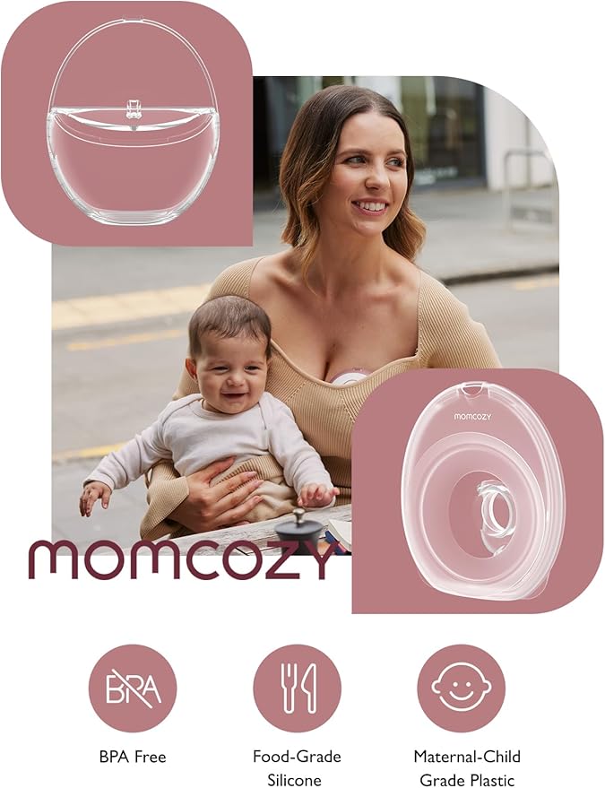 Momcozy Mobile Style | M6 Flange 27mm & Milk Collector, Original Mobile Style | M6 Breast Pump Replacement Accessories
