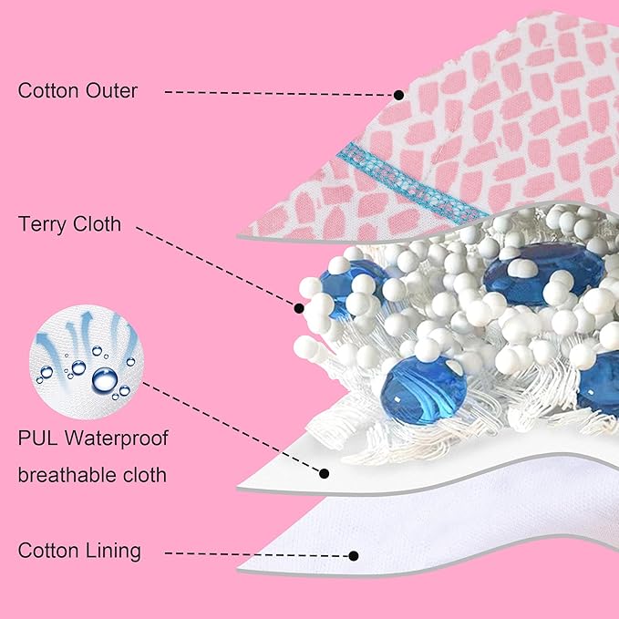 BIG ELEPHANT 10-Pack Baby Potty Training Underwear, Soft 100% Cotton Absorbent Training Pants for Boys & Girls, Ages 12M-10Y