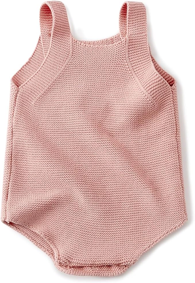 Simplee kids Baby Girls Sunflower Knit Rompers Knit Clothes for Newborn Baby Girls