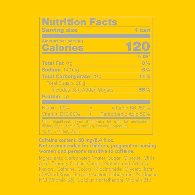 Red Bull Yellow Edition Energy Drink, Tropical, with 80mg Caffeine plus Taurine & B Vitamins, 8.4 Fl Oz, 6 Packs of 4 Cans (Pack of 24)