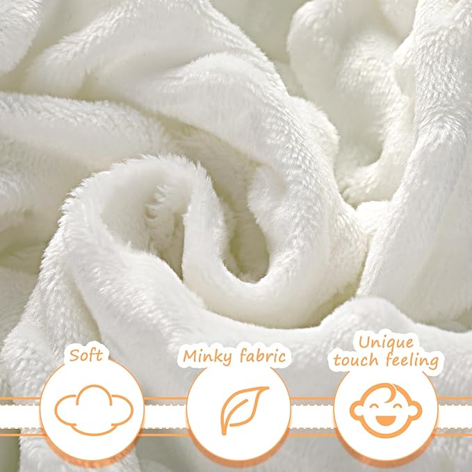 16 in Halloween Pumpkin Ghost Security Blanket Loveys for Babies Newborn Infant Toddler Orange Soft Stuffed Security Blanket with Toy Rattle Lovely Plush Sleeping Snuggle Gifts Baby Gifts