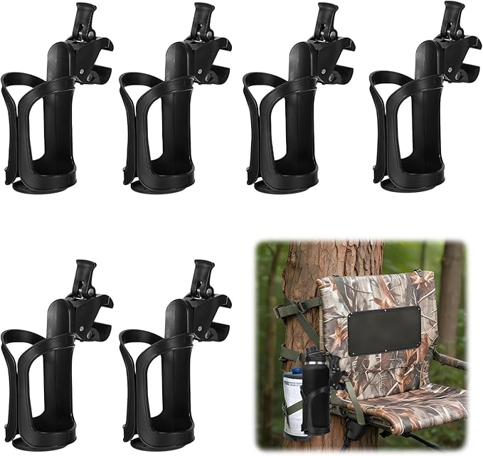 6 in 1 Universal Drink Stand: Rotatable Holders for Stroller, Bike, Wheelchair & More