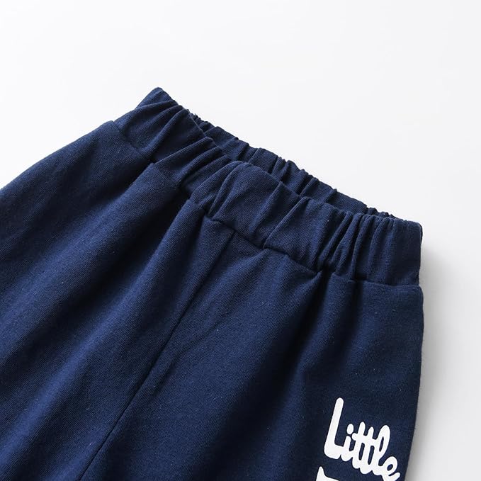 KuKitty Newborn Infant Baby Boy Clothes Long Sleeve Romper + Pants + Hat 3PCS Outfits Set