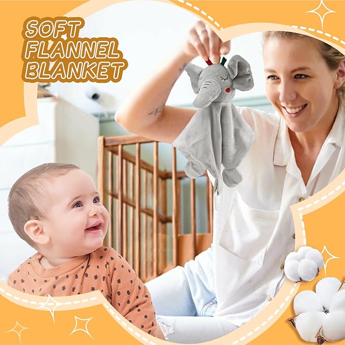 Baby Boy Gift Basket Set, Unique Baby Gift Basket Set, New Baby Boy Gift Basket, New Baby Gift Basket Set with Baby Blanket, Baby Rattle, Bunny, Keepsake Milestone, Elephant Toy, Baby Socks