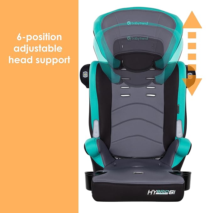 Baby Trend Hybrid SI 3-in-1 Combination Booster Car Seat with Side Impact Protection, Hoboken Teal