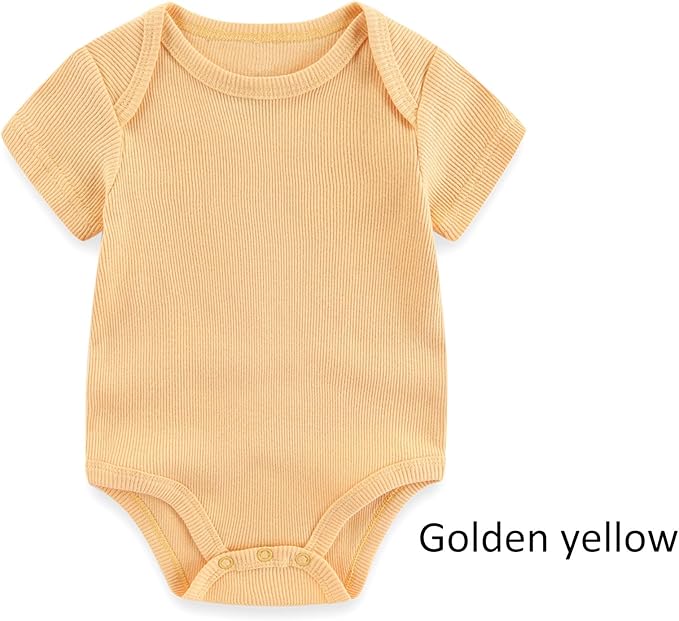 Baby Bodysuit Boy Girl Clothes Soft Newborn Infant Outfit Short Sleeve Romper