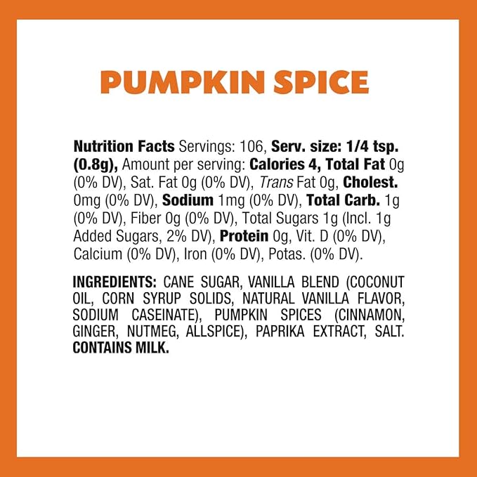 Kernel Season's Popcorn Seasoning, Pumpkin Spice Seasoning With Real Cinnamon, 3 Ounce (Pack Of 6)