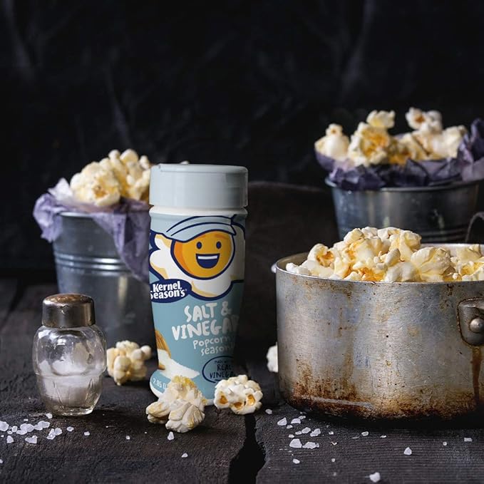 Kernel Season's Salt & Vinegar Popcorn Seasoning, 2.85 Ounce (Pack of 6)