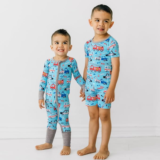 Little Sleepies Pajamas for Baby Boys & Girls, Viscose from Bamboo Baby Pajamas, Preemie & Newborn Sleepers, 2-Way Zipper PJs