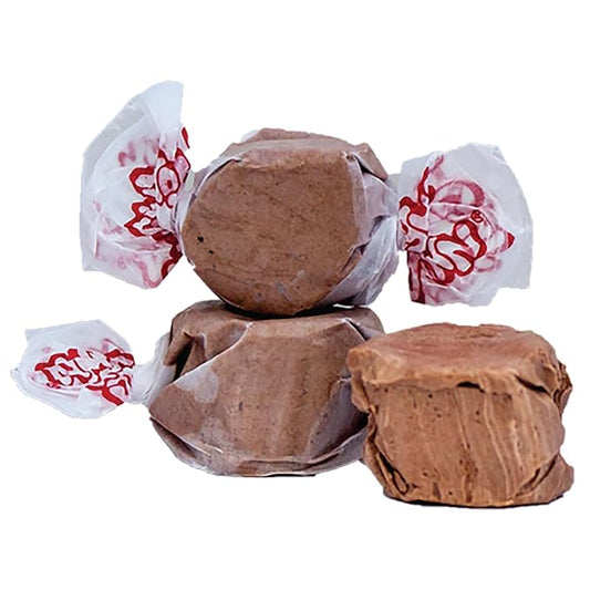 Taffy Town Saltwater Taffy- Chocolate | Gourmet Taffy| Nougat-Style Candy| Soft & Delicious| Snack Treats| Party Good Candies| 2.5lbs