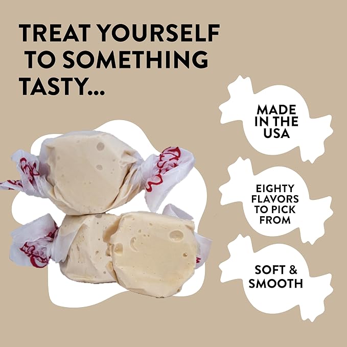 Taffy Town Saltwater Taffy, Honey, 2.5Lb