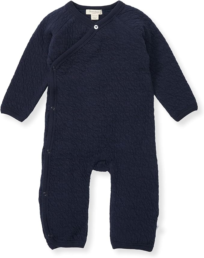 Burt's Bees Baby Boys' 100% Organic One-Piece Long Sleeve Coverall