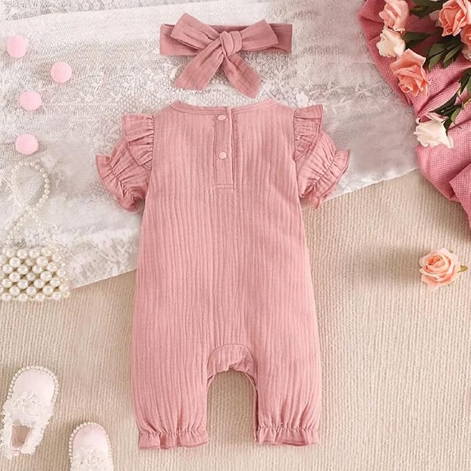 Newborn Baby Girl Clothes Jumpsuits Clothes Long Sleeve Rompers