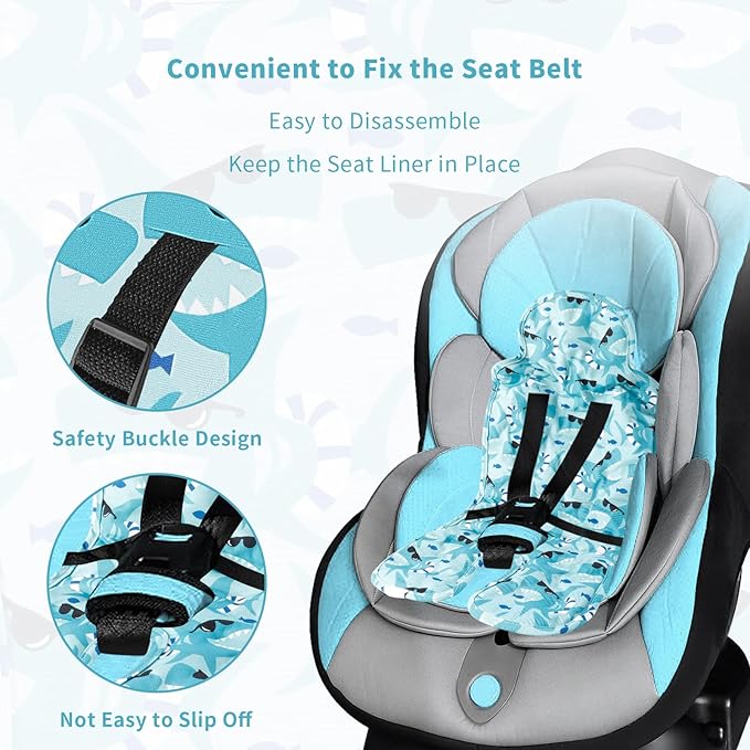Gel Car Seat Cooler Pad for Children,Summer Breathable Ice Stroller Cooler Mat,Multifunctional Baby Cooling Pad Suitable for Stroller, Baby Dining Chair, Child Safety Seat