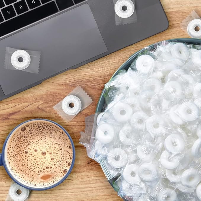 LIFE SAVERS Pep-O-Mint Hard Candy Single Size Rolls, Mints, Bulk Peppermints, Hard Candies, .84 Ounce, 20-Count Box