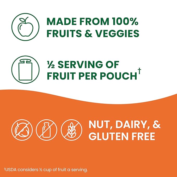 GoGo squeeZ Fruit & veggieZ Applesauce and Puree Variety Pack, Jurassic Pear, Roarrrr Berry & Prehistoric Peach, 3.2 oz (Pack of 20), Unsweetened Snacks for Kids, BPA Free Pouches