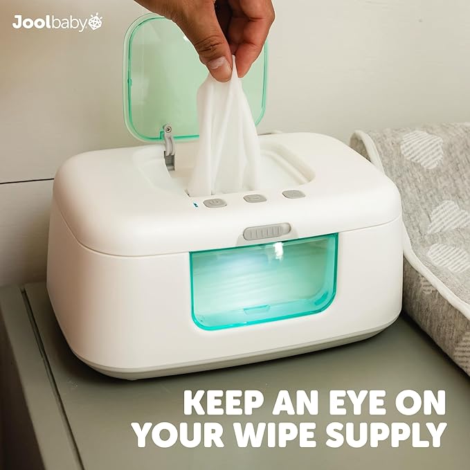 TinyBums Baby Wipe Warmer & Dispenser with LED Changing Light & On/Off Switch - Jool Baby