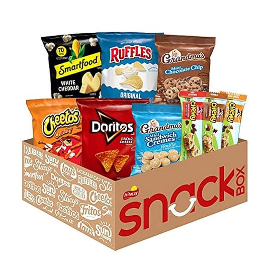 Frito Lay Lunch Box Mix, Chips, Cookies and Quaker Chewy Bars Variety Pack, (Pack of 40)