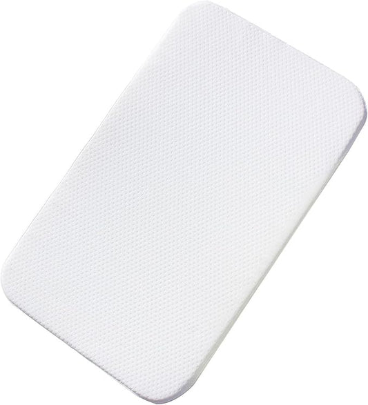 Mecc ecoh Baby Bassinet Mattress, 100% Breathable Cover, Water-Resistant Lining, Rectangle 33"x19"x2" Fit for HARPPA/YADAQE/Bellababy/Evolur Stellar/KoolerThings 3 in 1 Bassinet
