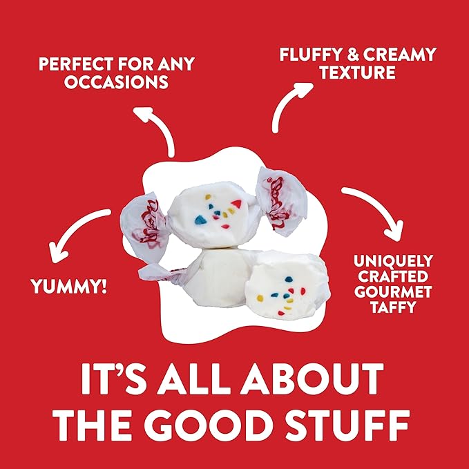 Taffy Town Saltwater Taffy, Frosted Cupcake, 2.5Lb