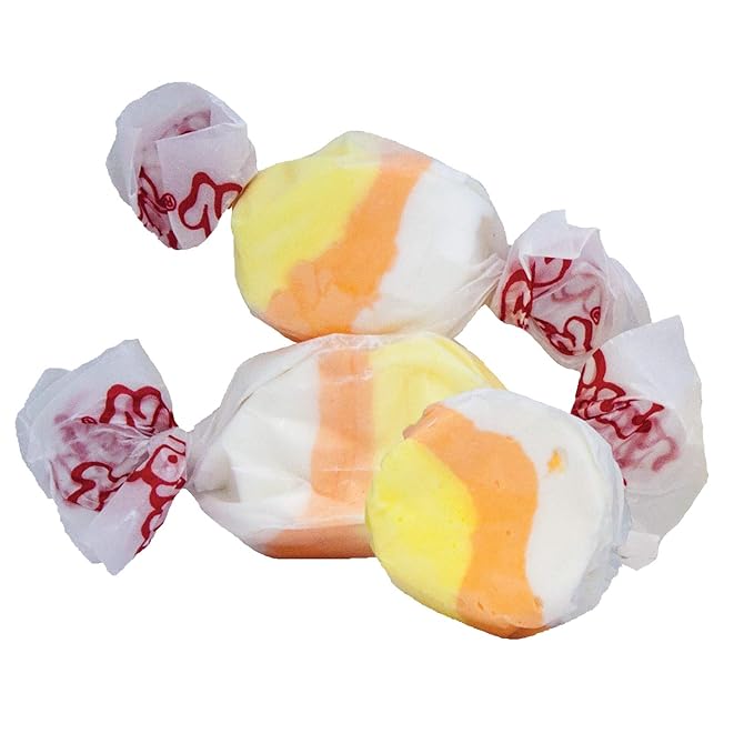 Taffy Town Saltwater Taffy- Candy Corn | Gourmet | Nougat-Style Candy| Soft & Delicious| Sumer Snack Treats| Party Good Candies | 2.5 lbs