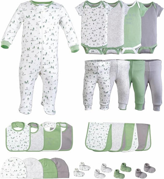 Baby Girl Clothes – 100% Cotton, Soft & Breathable Newborn Essentials and Gifts, Fits 3 to 6 Months