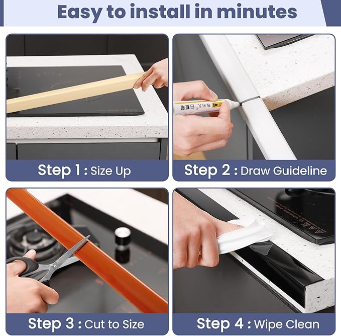 2PCS Wall Corner Protectors Guards - Self Adhesive Corner Protector & Corner Guards for Walls Edge Protection, Easy to Apply - No Tools Needed(Pure White, 31.5"x1.18")