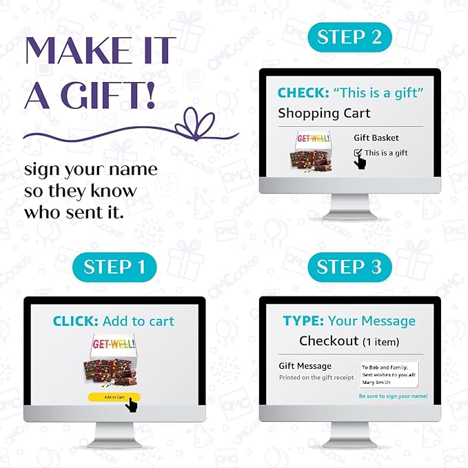 Get Well Soon Gift Basket Chocolate Brownies Cookies Food Gift Treats For Men Women Kids Individually Wrapped Care Package After Surgery | Nut Free | Fresh Bakery Feel Better Cake